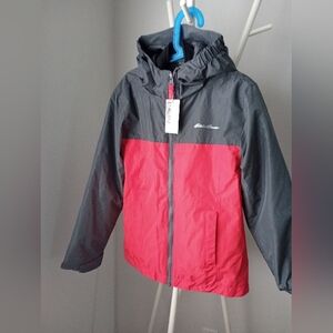 New Eddie Bauer Kids' 3-In-1 Jacket, Red, XS(5/6)